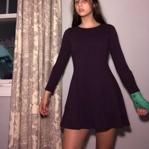 Purple mini dress